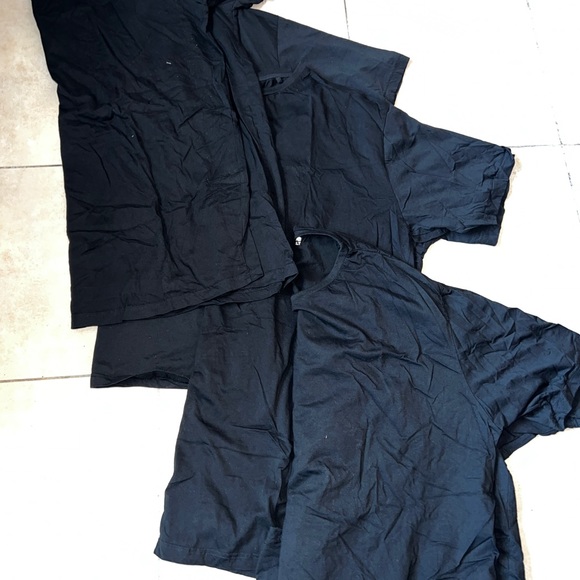 Big Dude size 6X &  5XLT 5X Black Tee Shirt - Picture 3 of 3